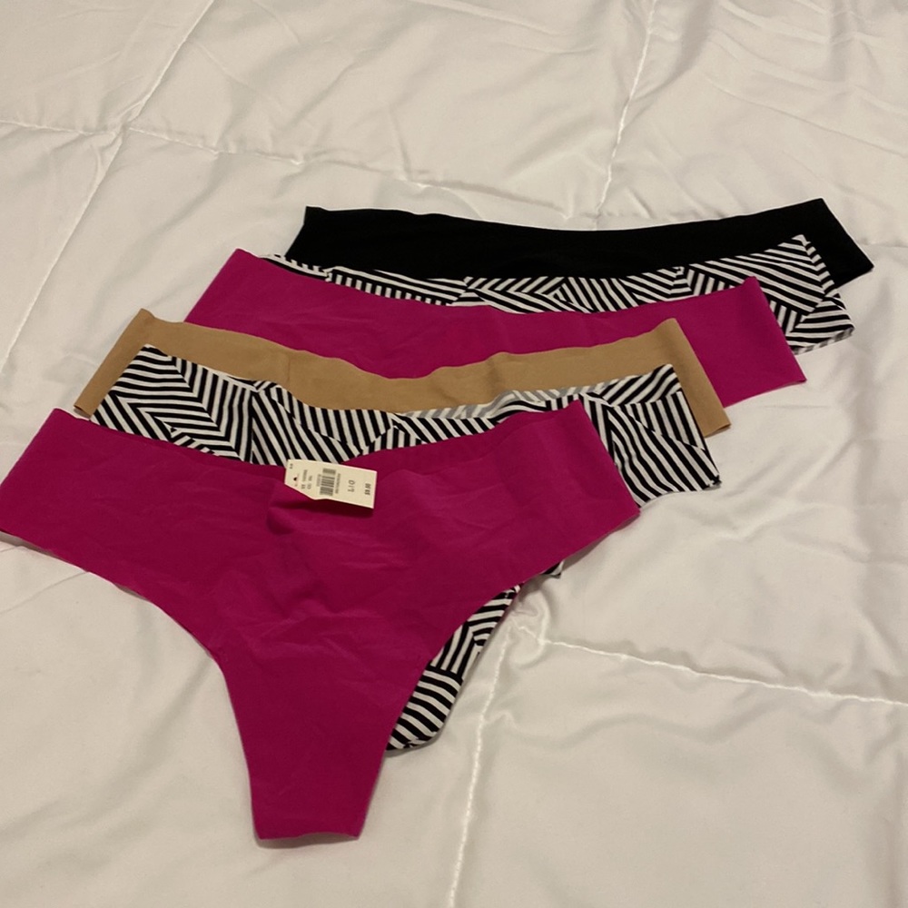 6 Pair NWT Victoria Secret PINK No-Show Panties